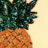 1Pc DIY Decoration Patches Fruit Pineapple Embroidered Patch Iron On Sew Applique Cute Cartoon Patch Fabric Clothes Shoes Bags
