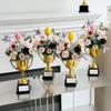 DIY Flower Trophy for Competition Achievement Award Bouquet Wrapping Package  Graduation Season