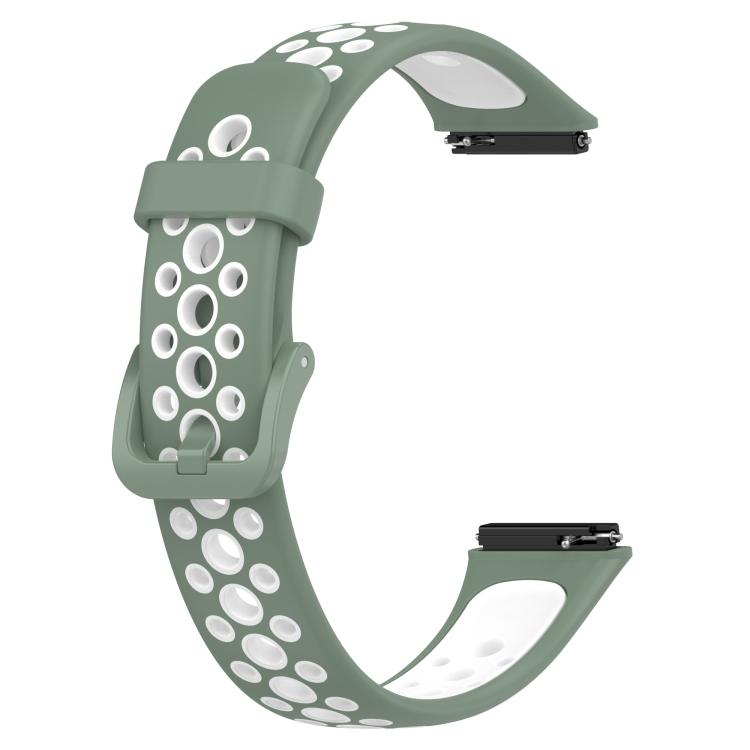For Huawei Band 7 / 7 NFC Two-color Breathable Silicone Watch Band