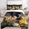 3pcs set Snow White, Seven Dwarfs, Forest print bedding quilt cover, soft and comfortable quilt cover suitable for bedroom and guest room44