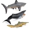 Realistic Shark And Whale Aquarium Marine Animal Pvc Models For Play Cognitive