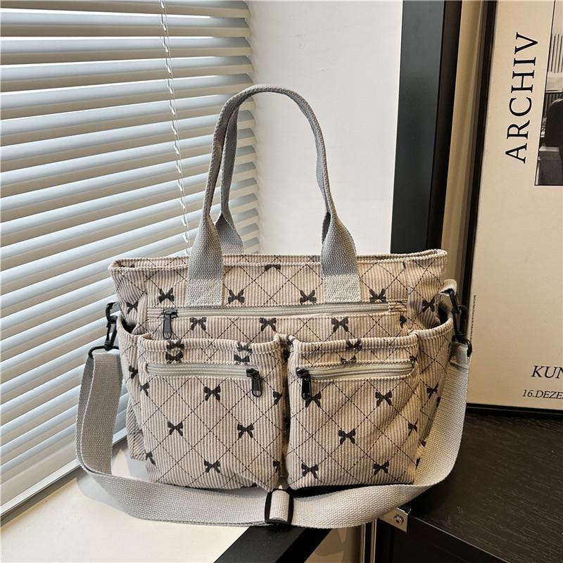 Trend Bow New Beautiful Casual Large Capacity Shoulder Messenger Bag Simple Fashion Handbag