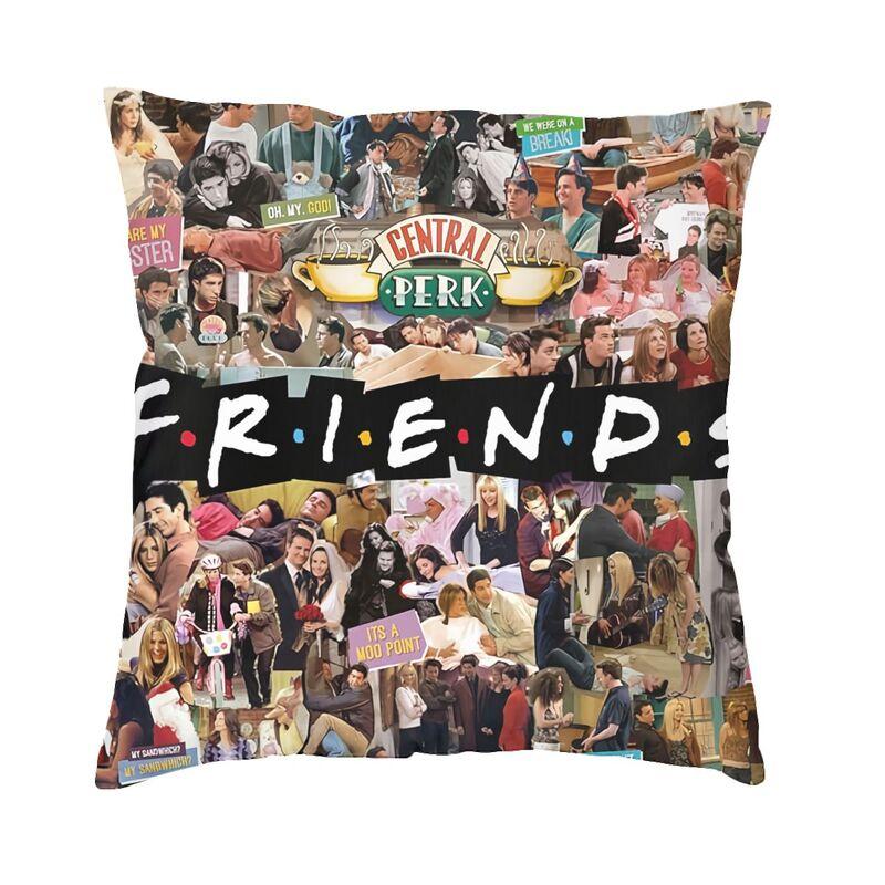 Luxury Friends Classic Tv Show Throw Pillow Case Home Decorative Custom Square Cushion Cover 45X45 Pillowcover For Sofa