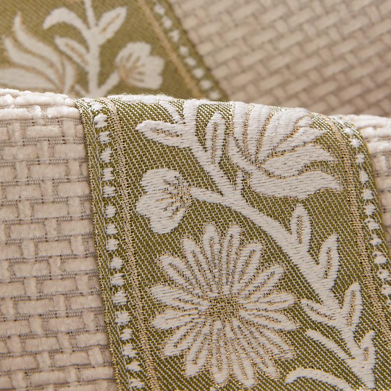 High-End Schlichtes Wind Chenille Sofaüberwurf Rutschfestes Sofakissen Spitze Luxus Sofaüberwurf Universell für alle Jahreszeiten