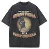 Funny Smoking Dog Cooking Tshrit Vintage Washed Tshirt S Oversized Loose Cotton Harajuku Tee Shirts Casual Streetwear Unisex