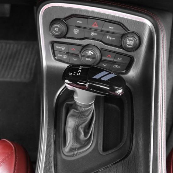 

Верхняя крышка ручки переключения передач для Dodge Challenger Charger 2015+ Черно-серая