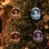 Holiday Gift for Dragon Lovers Baby And Egg Christmas Ornament, 2D Flat Acrylic Tree Hanging Lightweight Wall Decor Decoration, Fantasy Pendant