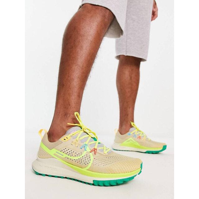 

Золотые кроссовки Nike Running Trail React Pegasus 4