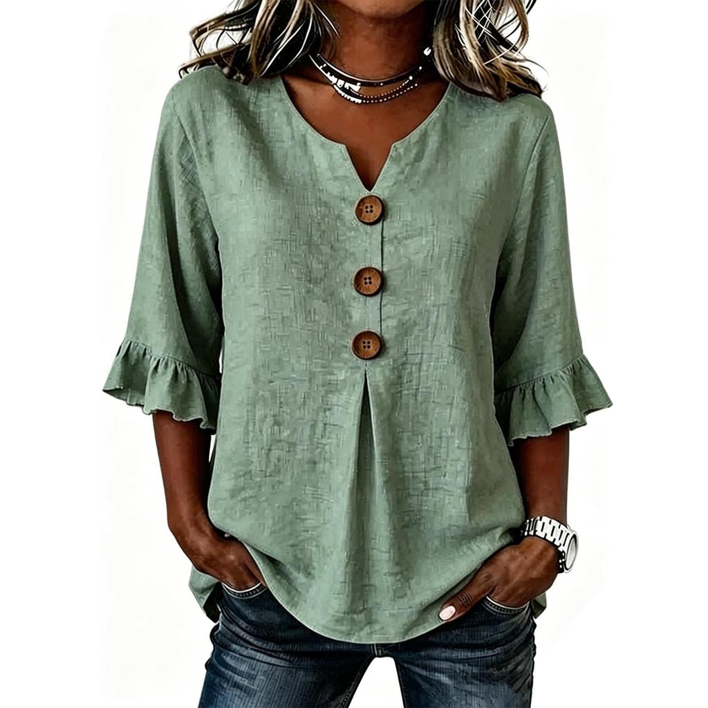 Womens Tops, 2026 Short Sleeve V Neck Tops for Women, Dressy & Casual