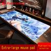 Anime Game Furina Columbina Citlali Columbina Girls Mouse Pad Xxl Laptop Accessories Keyboard Deskmat Mousepad Genshin Impact
