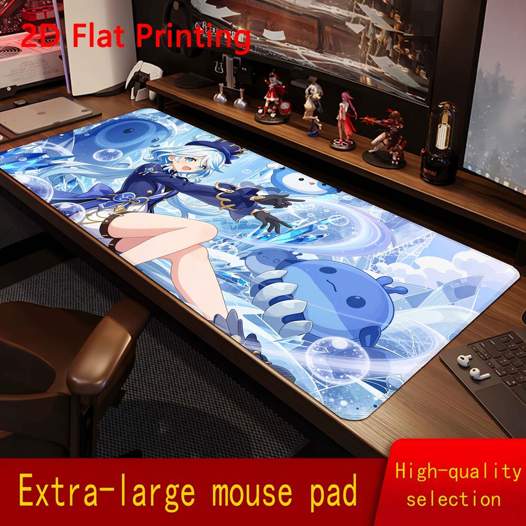 Anime Game Furina Columbina Citlali Columbina Girls Mouse Pad Xxl Laptop Accessories Keyboard Deskmat Mousepad Genshin Impact