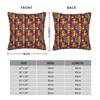 Vibrant Neon Dense Autism Puzzle Pillow Cover Comfy Cushion Cover Fashion Pillow Case For Sofa Car Home Decor
