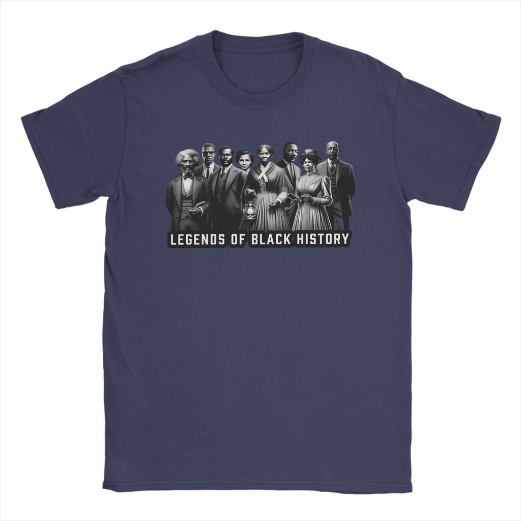 Casual T Shirt Summer Legends of Black History Trendy Cool T Shirts Pure Cotton Tee Shirt for Adult Aesthetic Short Sleeve Tops