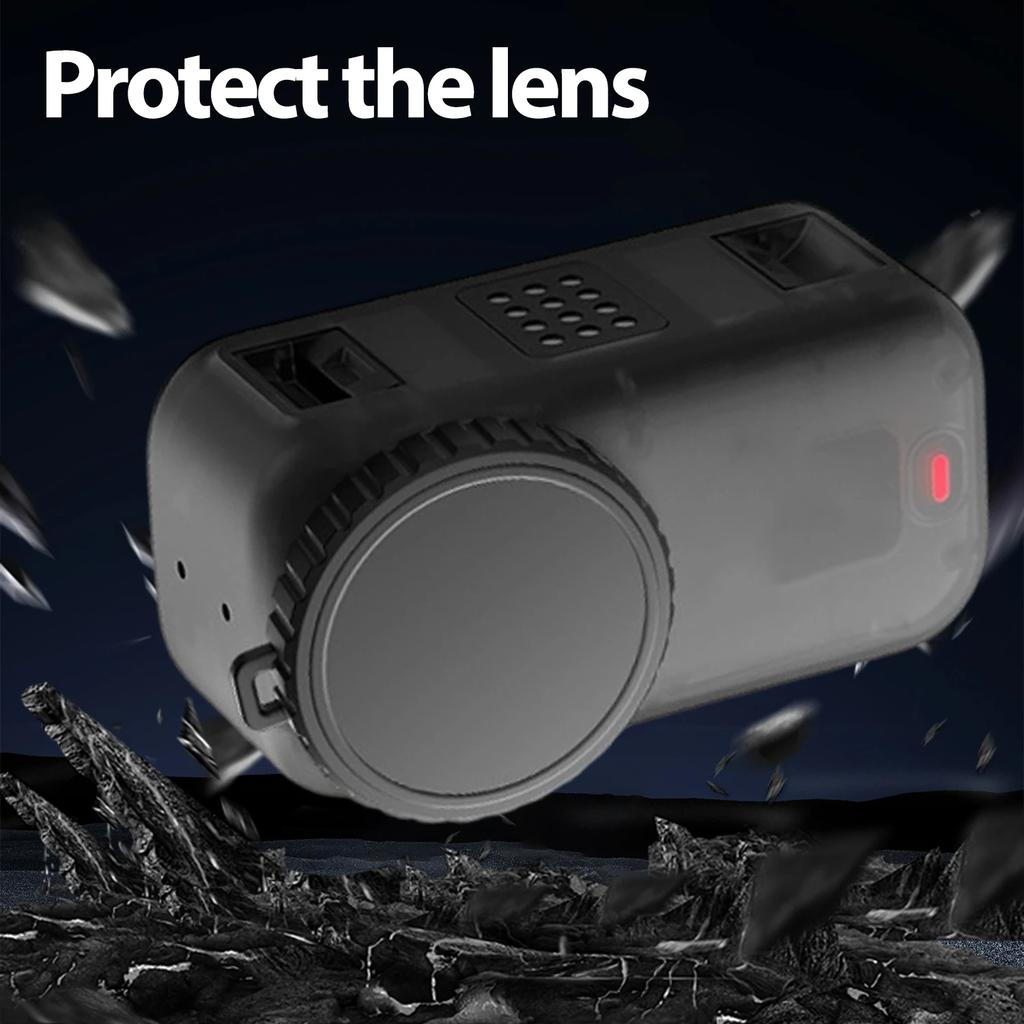 Lens Protective Cover for DJI Osmo Nano Camera Accessories Non Slip Silicone Dust-proof Lens Protective Case Cap for DJI Nano