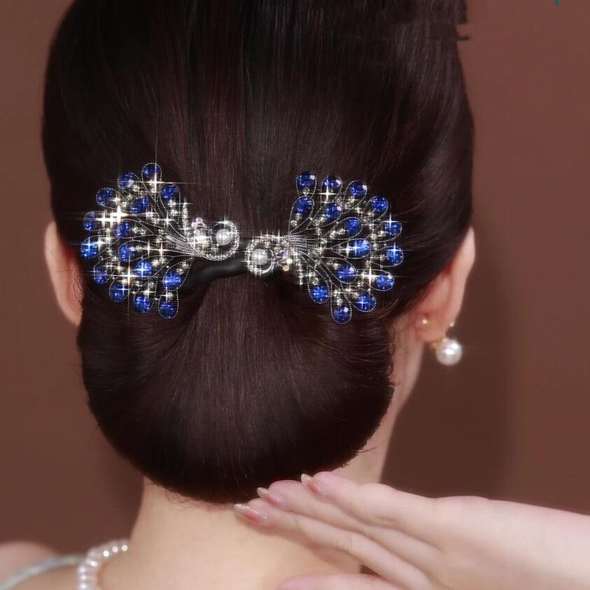Ins Style Elegant Lazy Hair Curler Fshion Flower Fashion Flower Roller Hair Curler Lazy Hairpin Butterfly Hair Clips For Girls
