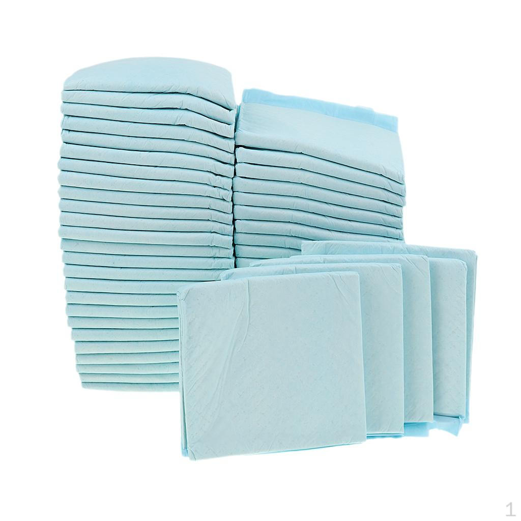 

1 Pack Antibacterial Absorbent Non-woven Fabrics Kitten Puppy Pee Pads Blue Small