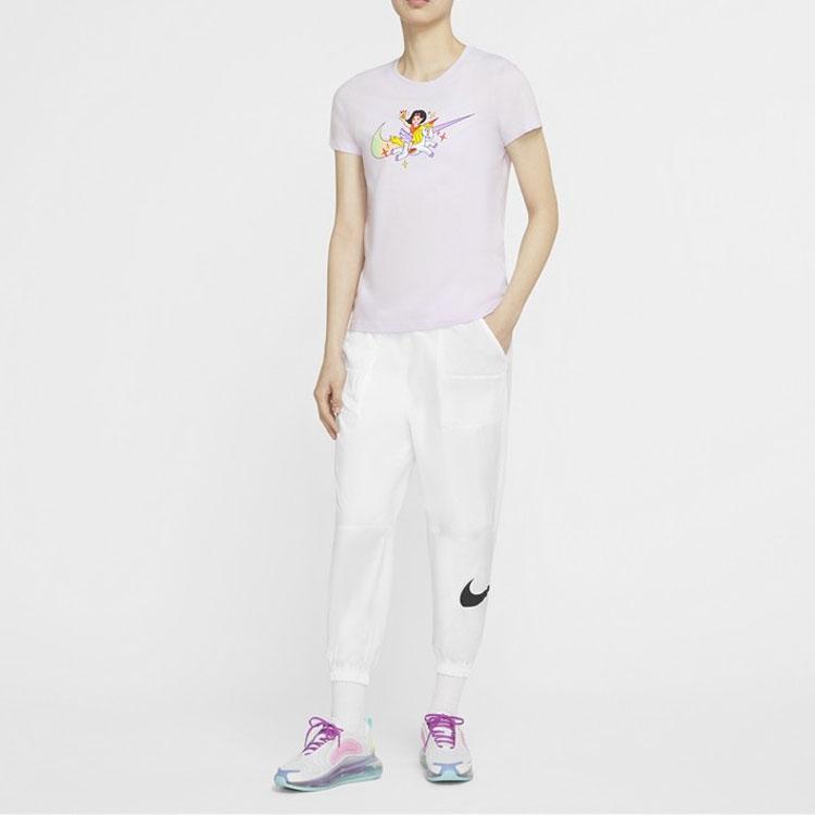 Nike Set in Sleeve T Shirt Women's Light Purple CW6758-571