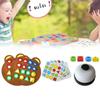 Interactive Educational Bear Geometric Shape Matching Montessori Building Blocks For Parent Child Play