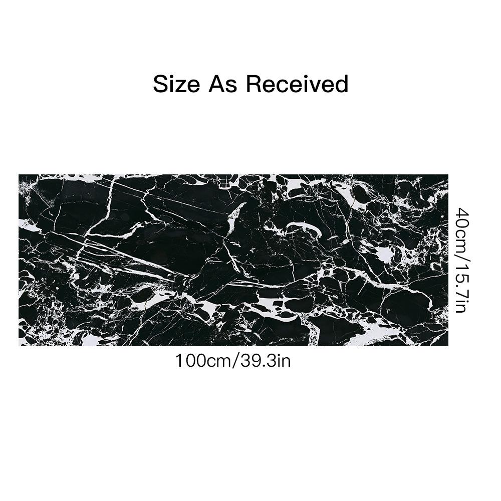 15 stiluri de tapet din marmură gri și albă Bucătărie Birou Dulap dulap Renovare Peel & Stick Autocolante de perete de artă impermeabile