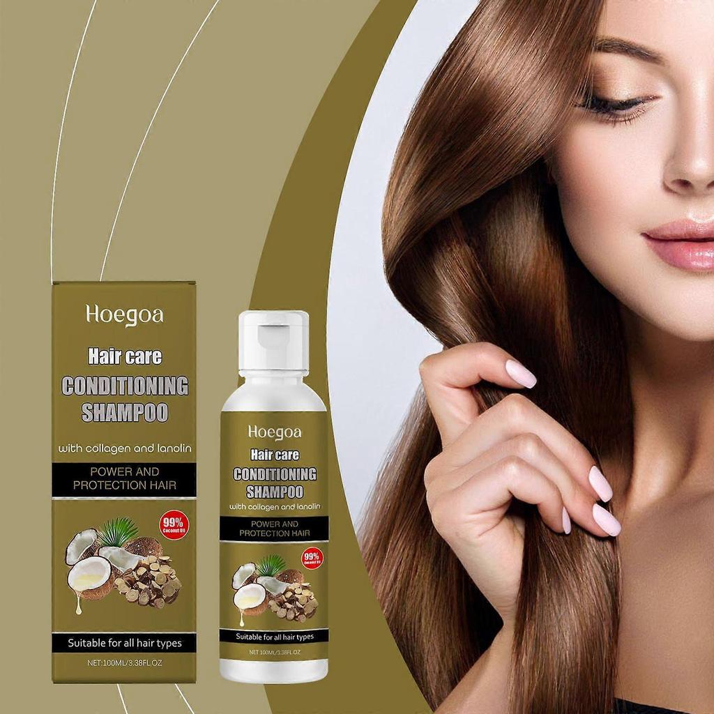 Hoegoa herbal shampoo - gentle cleansing, keeps scalp fresh, hydrating, moisturizing, shiny, & smooth for for daily skin care daily care