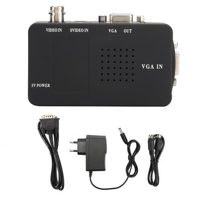 Adapter Konwerter BNC S-Video Na VGA HD Dla Komputera PC Monitor