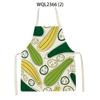 Vegetable Sleeveless Aprons Onion Carrot Printed Kitchen Apron Women Men Baking Waist Bib Home Cooking Brief Sleeveless Pinafore