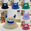 Fashionable Style Cartoon Fisherman Cap For Women Funny Big Mouth Design