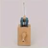 Mediterranean Style Wooden Music Box - Nautical Theme, Sailing Ship with Waves Design, Handcrafted Mechanical Music Box with Rotating Feature