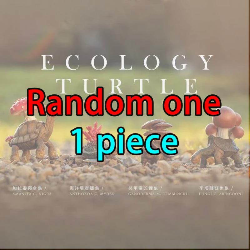 

Гашапон Игрушка Креативная Модель Экология Черепаха Черепаха с Грибом на Спине Капсульные Игрушки Фигурки Действия Украшения Коллекция Gashapon