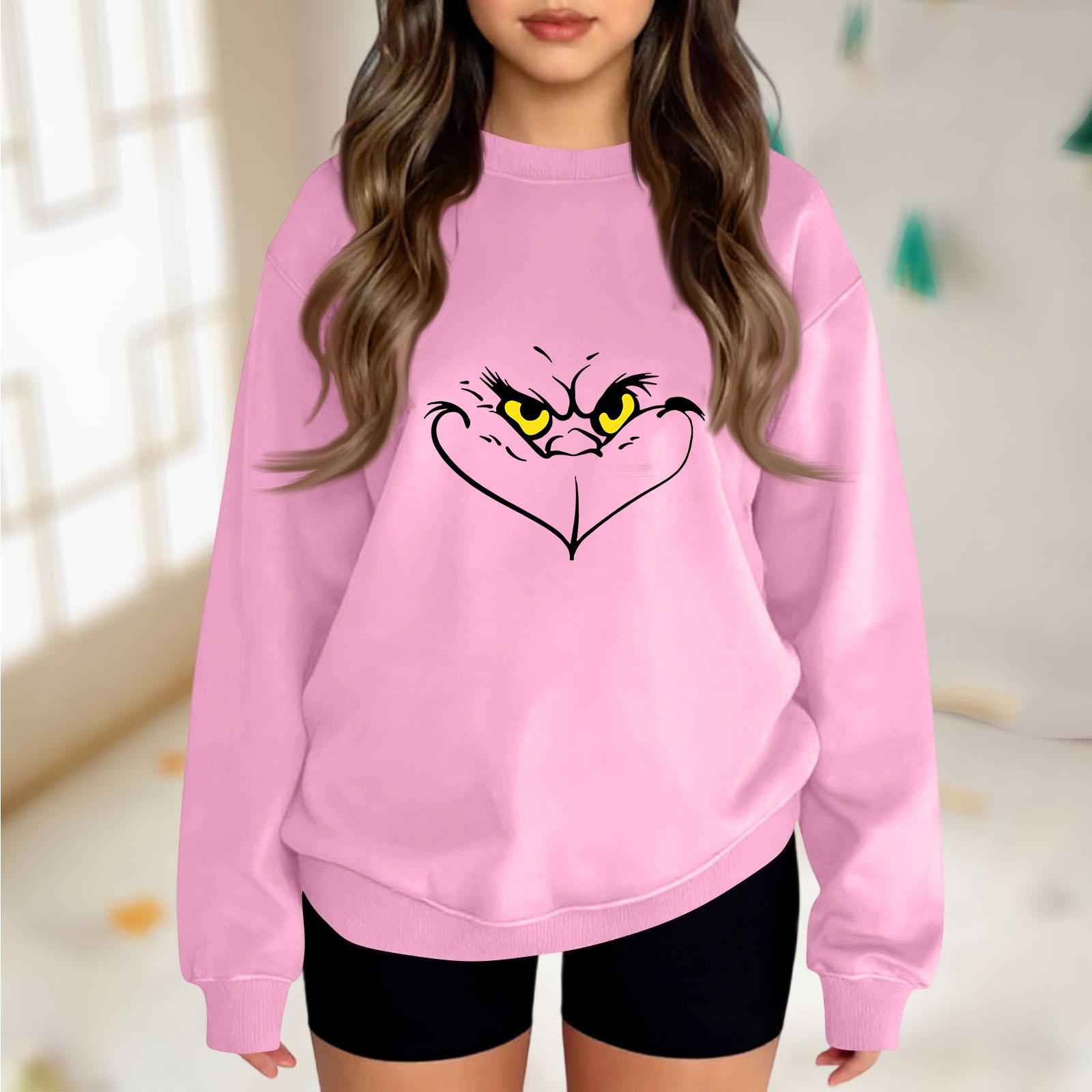 

Детская толстовка с капюшоном для мальчиков и девочек, модная толстовка с длинными рукавами и принтом 110 розовый