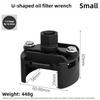 Adjustable Two Jaw Oil Filter Wrench 60 80mm Steel Fuel Filter Remover Tool for Car Truck Motorcycle Heavy Duty