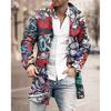 Spring New Men's Pocket Versatile Daily Retro Stand Up Collar Medium Long Woolen Coat Men's Casual Coat Men's Clothing