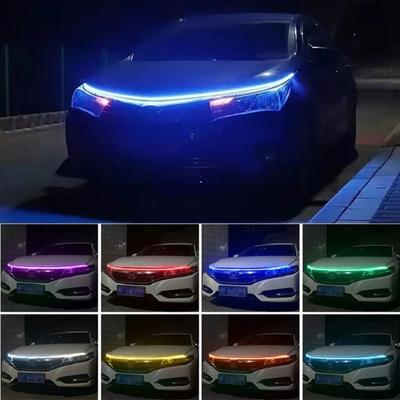 12V Engine Hood Guide Light Waterproof Car Running Light Ambient Lamp