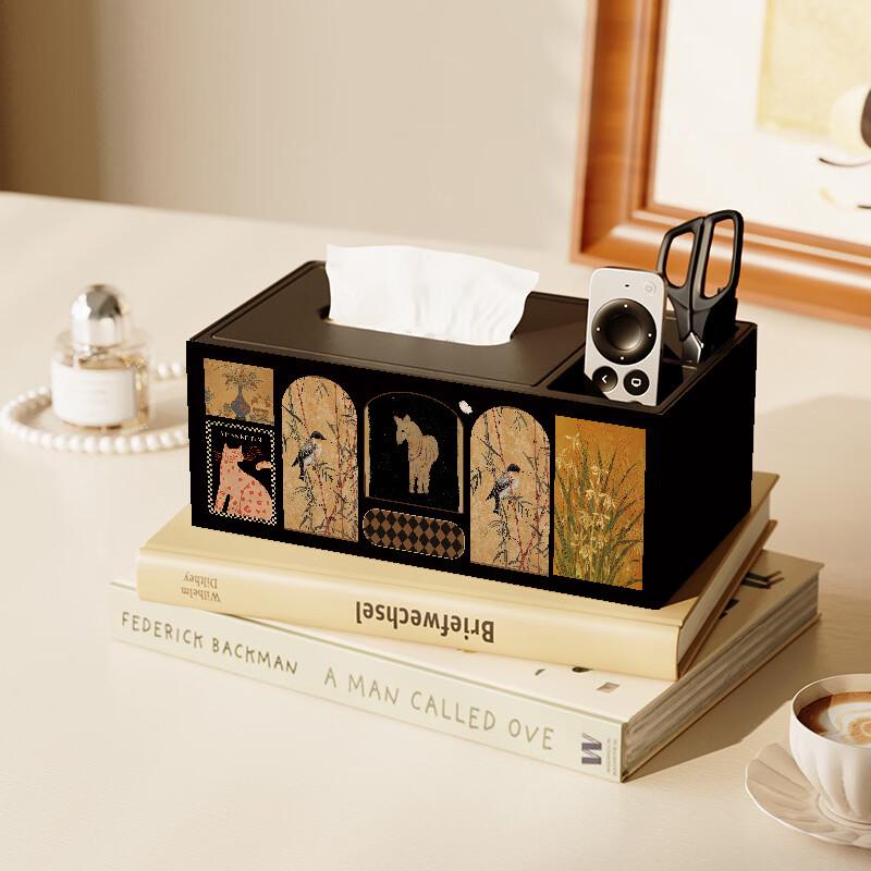 Retro New Chinese Style Tissue & Storage Box