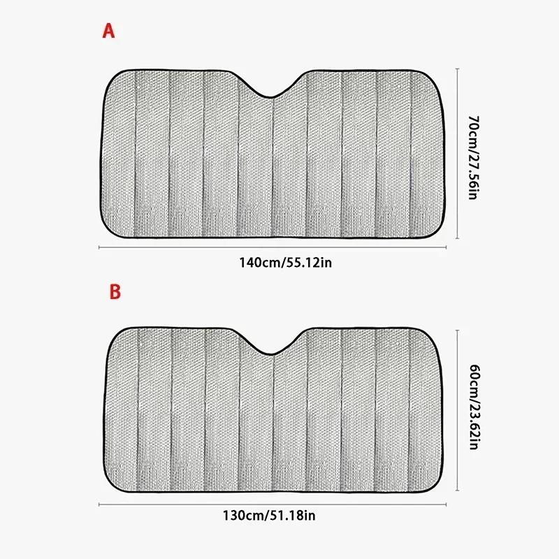 Universal Windshield Sunshades Car Sun Visor Foldable Car Front Window Sunshade Snow Ice Protection Cover