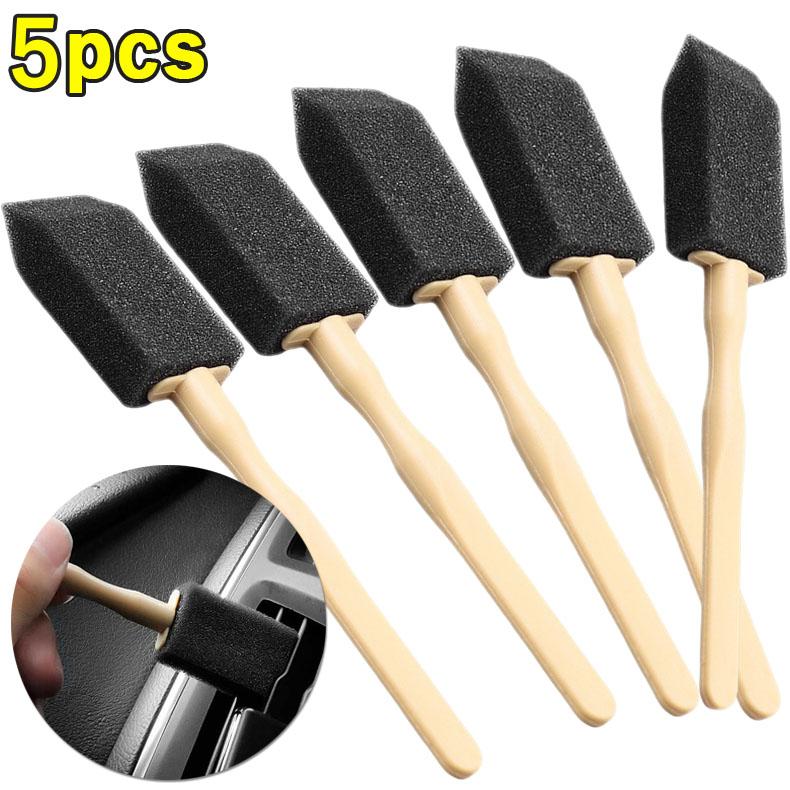 Car Air Conditioner Vent Brush Air Outlet Sponge Brush Grille Brush Air Conditioning Mouth Sponge Brush Car Cleaning