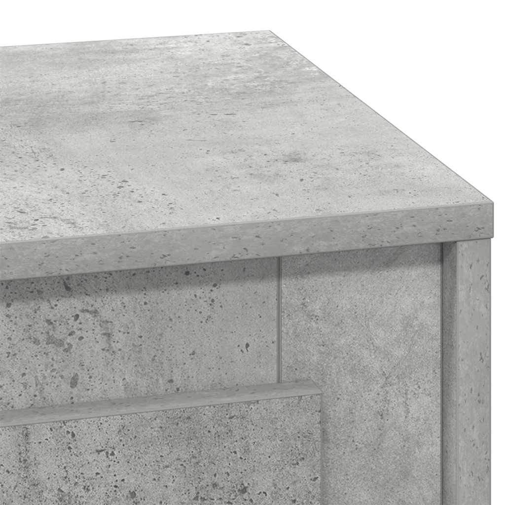 Nightstand 2 pcs Concrete Grey 44 x 34.5 x 45 cm Engineered Wood