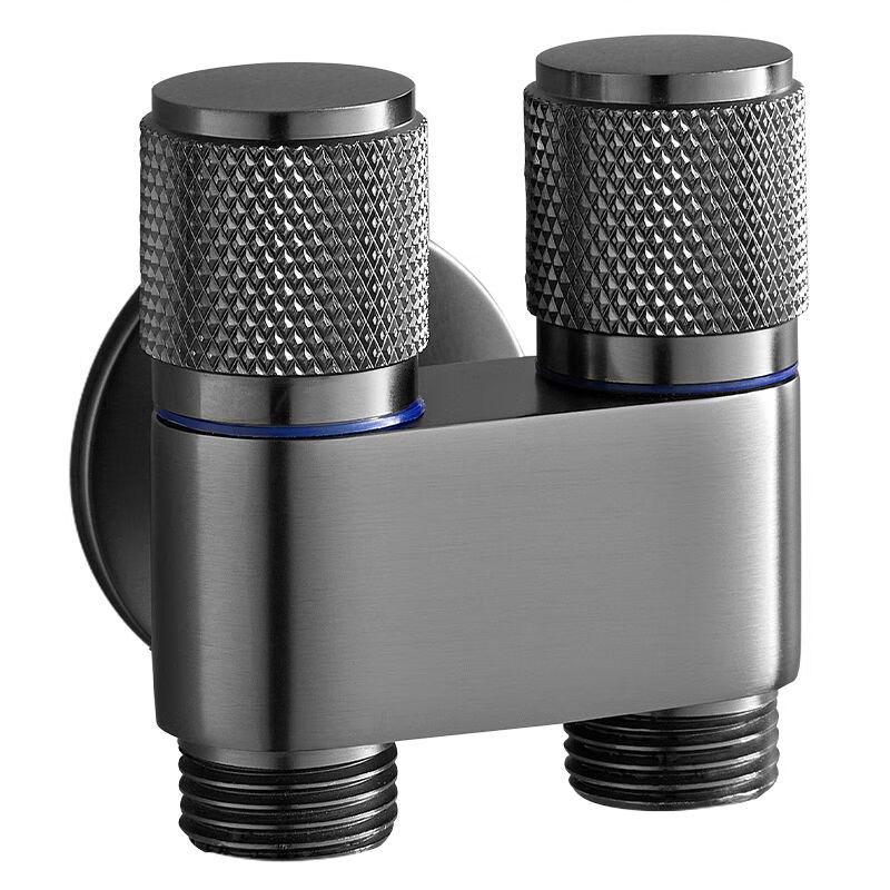 HuiJia Quick-Connect Washing Machine Faucet with Stop Valve