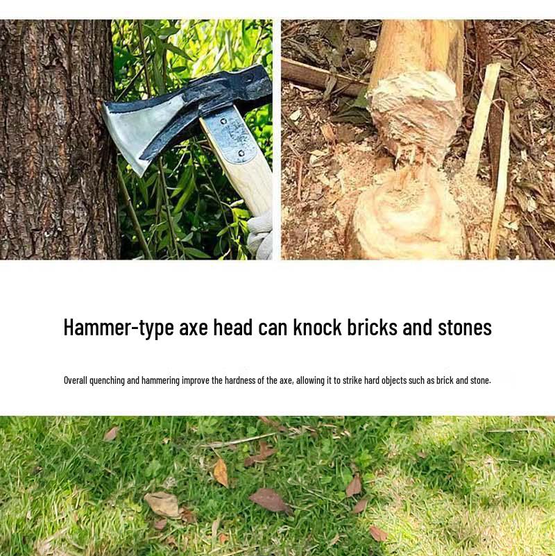 Multi-Functional Manganese Steel Wood Splitting Axe