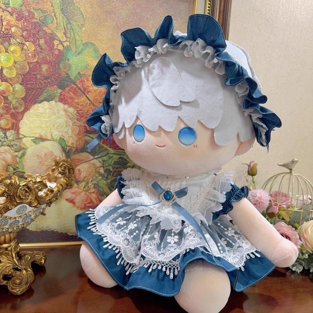 [USED] 40cm Plush Doll Dress-Up Lolita Dress