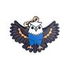 Keychain Pendant Cartoon Eagle Shape Key Holder Imitation Leather Access Control Card Holder School Bag Protective