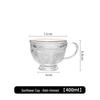 Shangqi Embossed Sunflower Glass Cup