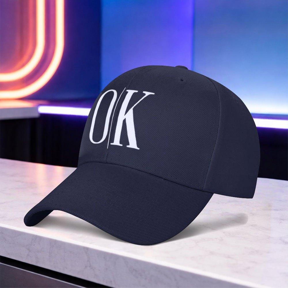 OK Letter Print Lightweight Baseball Cap Unisex Outdoor Sports Hat for Weddings Parties Birthdays Festivals Daily Wear