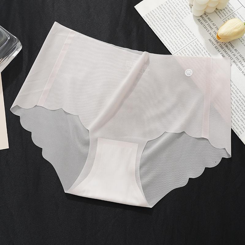 Women's Panties Summer Ice Silk Seamless Lingerie Ladies Underwear Sexy Ultra-thin Sense Quick-drying Briefs