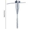 Outdoor Umbrella Base Metal Beach Umbrella Holder In Ground Parasol Mount Heavy Duty For Outdoor Picnic Backyard Beach Lawn