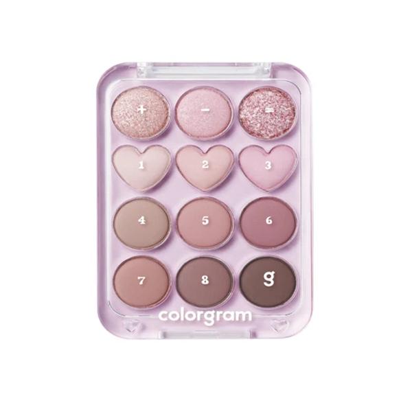 

[colorgram] Палетка тіней для повік Pint Point (02 Pink+Mouve=Любов) 9,9 г