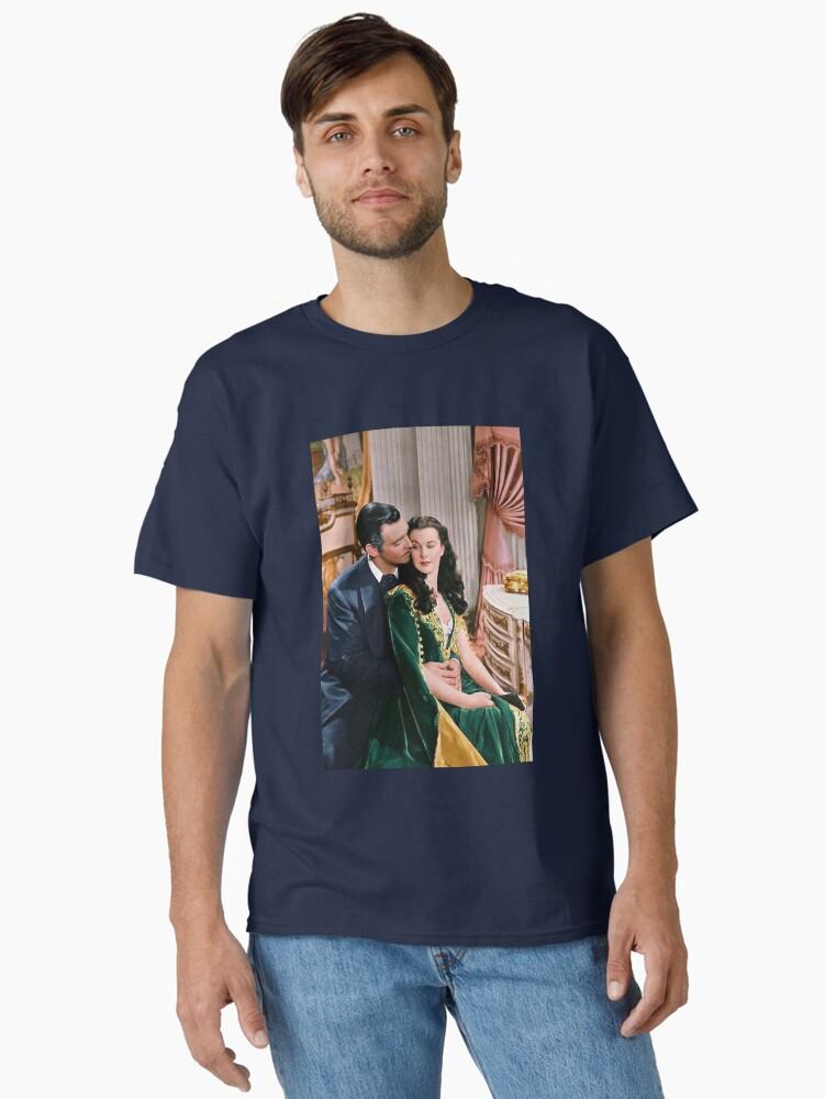 Gone with the Wind Retro Making Out With You Scarlett O'Hara Proverbs Classic T-Shirt