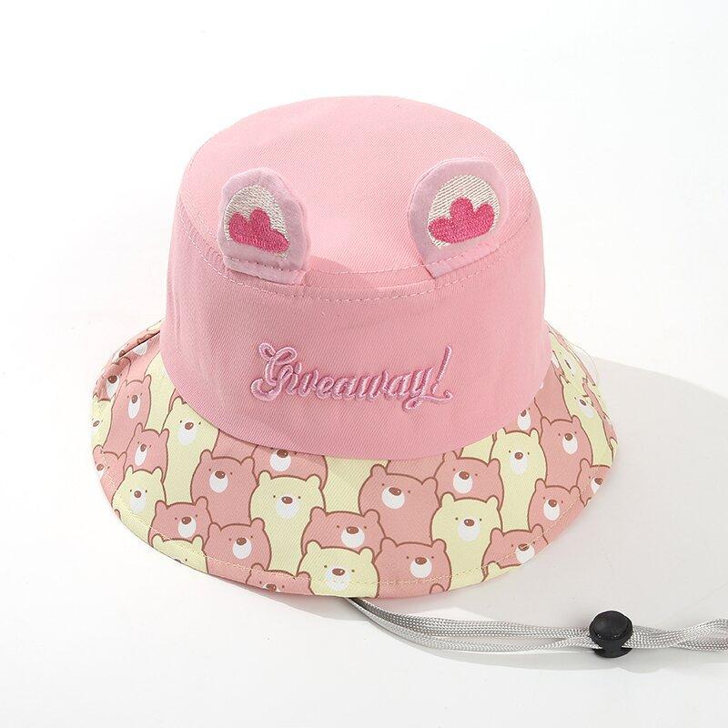 Children's Cartoon Animal Sun Protection Hat - Summer Boy's Cute Sunshade Hat - Girl's Fisherman Hat 