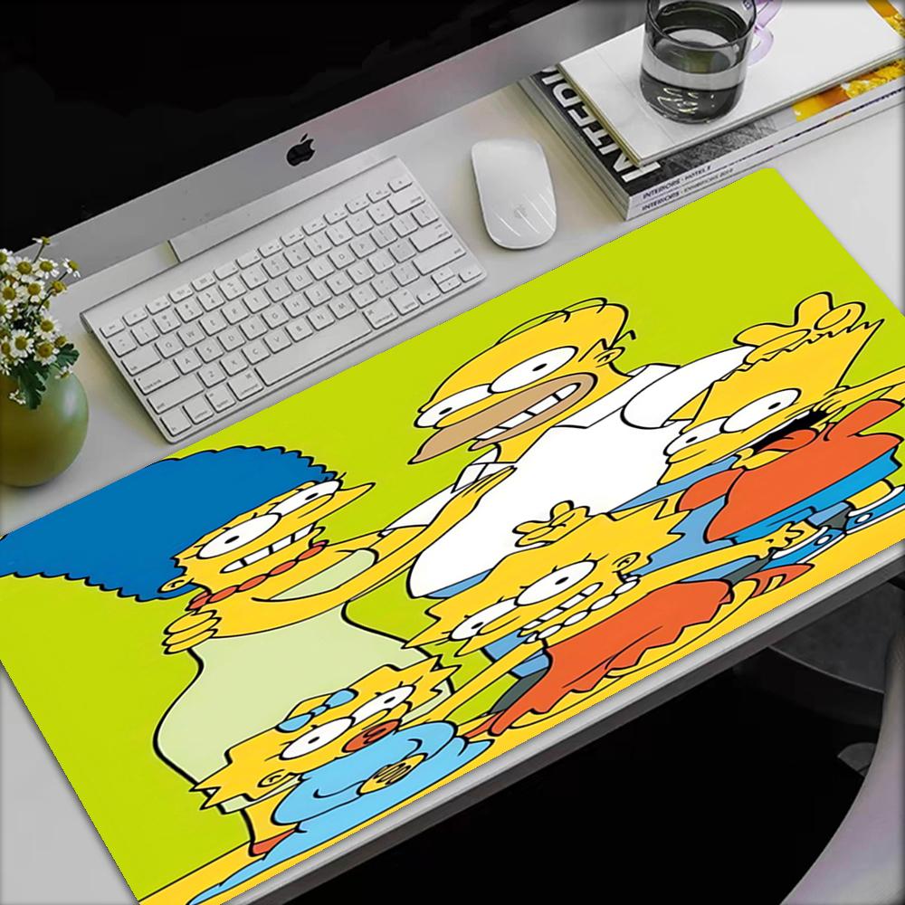 The Simpsons Theme Mouse Pad, Non Slip Rubber Base, Multifunctional Office & Home Decor, Perfect for Workspace Personalization.