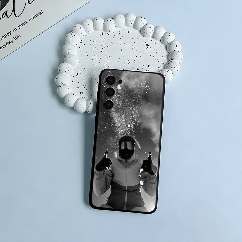 

Snow Mountain Skiing Ski Soft Silicone Case for Samsung S25, S24, S21, S22, S23, S30, Ultra, S20, Plus, FE, Lite-Black Samsung S26